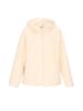 Swirly Women Jacket in Beige