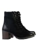 Clarks Lederstiefelette „Well Lace“ Schwarz