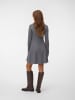Vero Moda Strickkleid in Medium Grey Melange