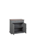 ebuy24 Sideboard Luzerna Grau 90 x 45 cm
