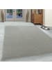 KADIMA DESIGN Teppich Kurzflor Uni Polypropylen Wohnzimmer in Creme