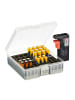 relaxdays Batteriebox in Transparent/ Schwarz