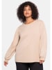 sheego Langarmshirt in camelfarben