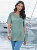 Sieh an! Longshirt in jade