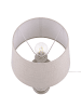 Beliani Tischleuchten TRAISEN in Beige/Weiß/Silber - (W) 28 x (H) 48 x (L) 28 cm