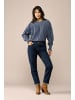 Mart Visser Caroline Tensen Winsley Bluse Mittelblau Denim