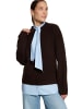 Zero  Strickpullover mit Bluseneinsatz in Patch Brown/Blue