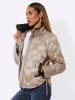 creation L Leicht-Daunen-Steppjacke in beige-schwarz
