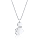 Nenalina Halskette 925 Sterling Silber Katze in Silber