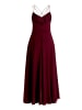 Vera Mont Abendkleid mit Volant in Deep Dahlia