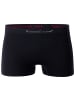 Vincent Creation® Boxershorts 12er Pack, Microfaser - Seamless in schw/riored/grau/dunkelblau