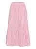 SAINT TROPEZ Rock ElmikoSZ Gerade Passform in Fandango Pink White Stripe