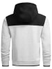 Alessandro Salvarini Kapuzenpullover AS-312 in Hellgrau