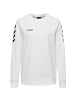 Hummel Training Langarm Sweatshirt Sport Pullover Shirt HMLGO in Weiß