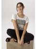 Aniston SELECTED Shirtbluse in offwhite-ocker-beige-schwarz