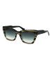 Bulget Frauen Sonnenbrille Schmetterling Olive