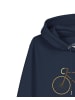 wat? Apparel Sweatshirt Fahrrad in Dunkelblau