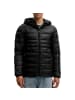 Jack and Jones JJEKINGSLEY Light Puffer Hood NOOS in Schwarz