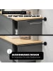 bremermann Teleskop-Handtuchstange PIAZZA BLACK 30 bis 50 cm