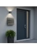 relaxdays Briefkasten in Anthrazit - (B)35,5 x (H)37,5 x (T)10,5 cm