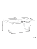 Beliani Esszimmertisch CAMDEN in Braun - (W) 95 x (H) 76 x (L) 160 cm