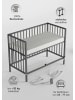 Sämann Beistellbett mit Matratze & Umbauseite - grau - Dreamy 4 in 1 Bett