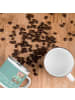 Mr. & Mrs. Panda Camping Emaille Tasse Brautjungfern Party mit S... in Meeresbrise