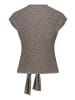 CARTOON Kurzarm-Shirt mit Kragen in Brown Melange