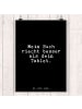 Mr. & Mrs. Panda Poster Mein Buch riecht besser... mit Spruch in Schwarz
