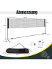 COSTWAY Badmintonnetz 420cm in Schwarz