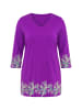 Ulla Popken Longshirt in lila