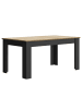 CALICOSY Esstisch MANCHESTER in Dunkles - (W) 90  x (H) 77  x (L) 200  cm