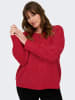 ONLY Carmakoma Strickpullover in Salsa 1