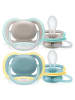 Philips Avent Schnuller 2er Pack Ultra Air ab 18 M - Beige / Dawn in beige,blau