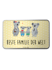 Mr. & Mrs. Panda Behälter Koala Familie zwei mit Spruch in Gelb Pastell