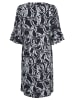 Alba Moda Kleid mit grafischem Dessin in marine