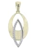 Adeliás Damen Anhänger aus 333 Gold mit Zirkonia in weiß