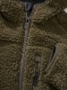 Brandit Kinder Fleecejacke/Fleecepullover "Kids Teddyfleece Jacket Hooded" in Grün