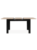 CALICOSY Tisch BIRMINGHAM in Eichenholz - (W)125  x (H)75  x (L)80 cm