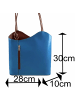 Kmisso Rucksack in Azzurro Marrone - Braun