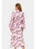 SAINT TROPEZ Bluse kurzarm NellaSZ Fitted in Pale Lilac Mist Blooms