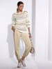 creation L Modal-Mix-Jersey-Hose in sand