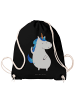 Mr. & Mrs. Panda Sportbeutel Einhorn Mann ohne Spruch in Schwarz