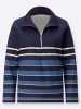 WITT WEIDEN Sweatshirt in marine-jeansblau-geringelt