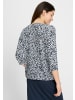 Olsen Langarmshirt Clara in marine ecru