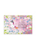 Mr. & Mrs. Panda Puzzle Einhorn Hexe mit Spruch in Rot Pastell