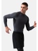 DANISH ENDURANCE Langarmshirt Power Compression in black grey