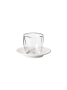 Villeroy & Boch Espressoglas mit Untertasse Manufacture Rock 70 ml in weiß