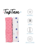TupTam 2er- Set Autogurtschutz in rosa/weiß