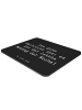 Mr. & Mrs. Panda Mousepad Spruch Hoffnung Montag mit Spruch in Schwarz